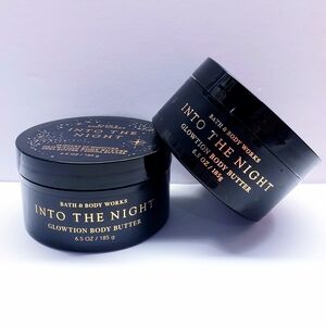 Bath & Body Works INTO THE NIGHT Glowtion Body Butter, 6.5 oz/185 g (2 pcs)